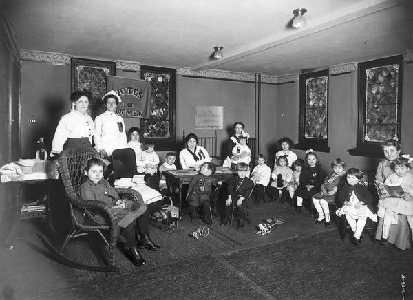 Tending to a nursery, 1914